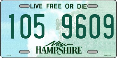 NH license plate 1059609