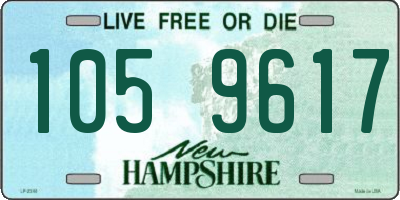 NH license plate 1059617