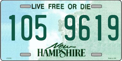 NH license plate 1059619