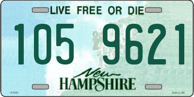 NH license plate 1059621