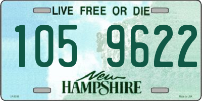 NH license plate 1059622