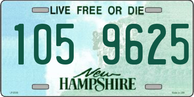 NH license plate 1059625