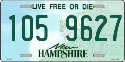 NH license plate 1059627