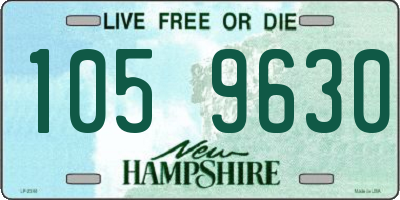 NH license plate 1059630