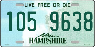 NH license plate 1059638
