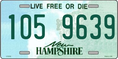 NH license plate 1059639