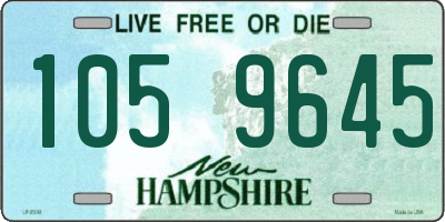 NH license plate 1059645