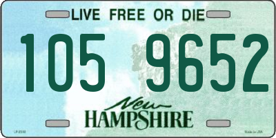 NH license plate 1059652