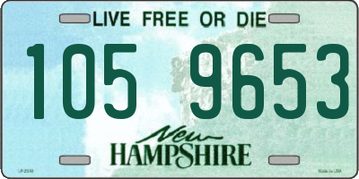 NH license plate 1059653