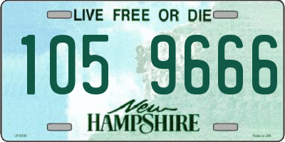 NH license plate 1059666