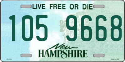 NH license plate 1059668
