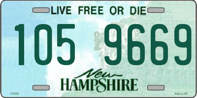 NH license plate 1059669