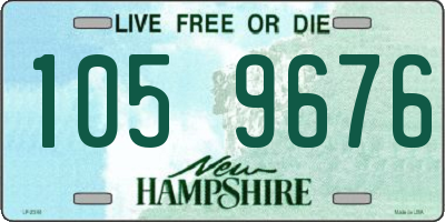 NH license plate 1059676