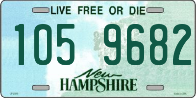 NH license plate 1059682