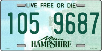 NH license plate 1059687