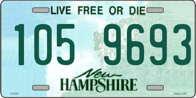 NH license plate 1059693