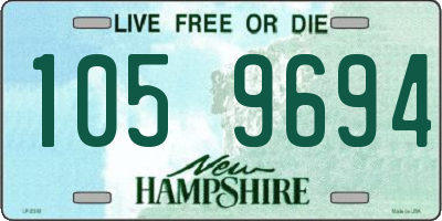 NH license plate 1059694