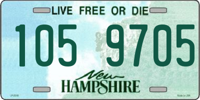 NH license plate 1059705