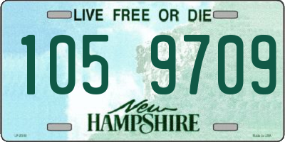 NH license plate 1059709