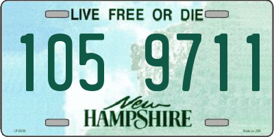 NH license plate 1059711