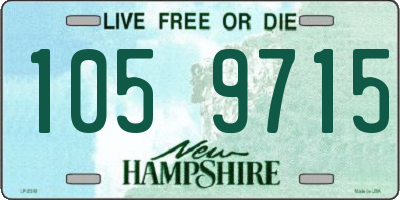 NH license plate 1059715