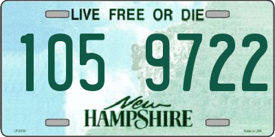 NH license plate 1059722