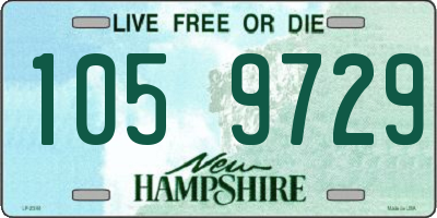 NH license plate 1059729
