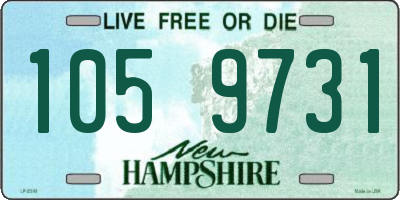 NH license plate 1059731