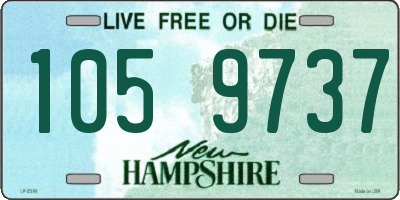 NH license plate 1059737