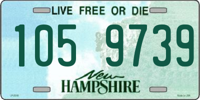 NH license plate 1059739