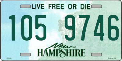 NH license plate 1059746
