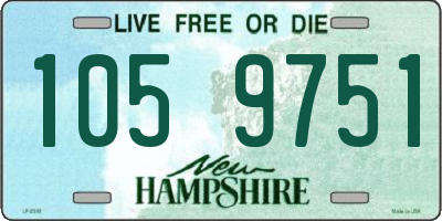 NH license plate 1059751