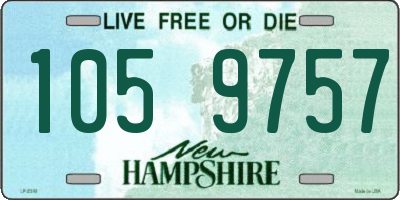 NH license plate 1059757