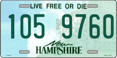 NH license plate 1059760