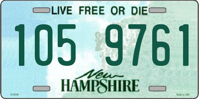 NH license plate 1059761