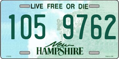 NH license plate 1059762