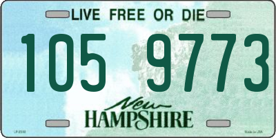NH license plate 1059773