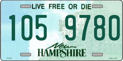 NH license plate 1059780
