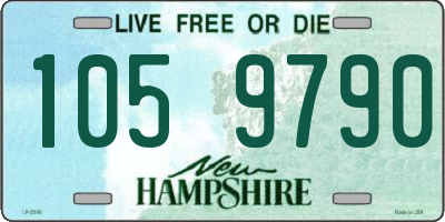 NH license plate 1059790