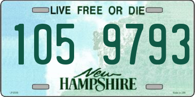 NH license plate 1059793