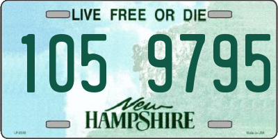 NH license plate 1059795
