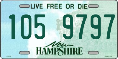 NH license plate 1059797