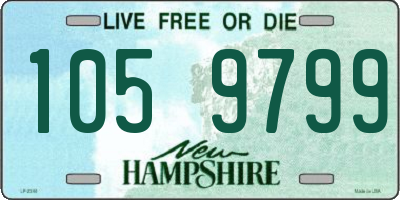 NH license plate 1059799