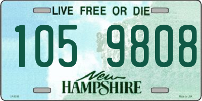 NH license plate 1059808