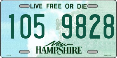 NH license plate 1059828
