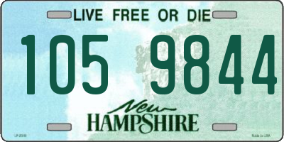 NH license plate 1059844