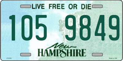 NH license plate 1059849