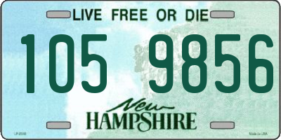 NH license plate 1059856