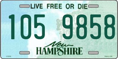 NH license plate 1059858
