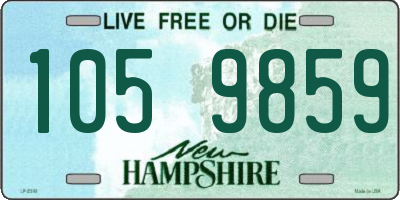 NH license plate 1059859